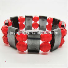 01B5009-1 / nuevos productos para 2013 / hematita spacer pulsera brazaletes / brazaletes hematita